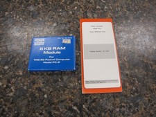 Rare Radio Shack 8KB RAM Module  Reference Card for TRS-80 PC-2 Pocket Computer