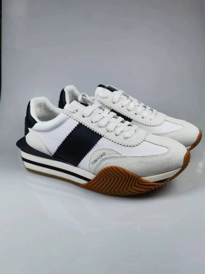 Men's Tom Ford White Black Low top athletic shoes