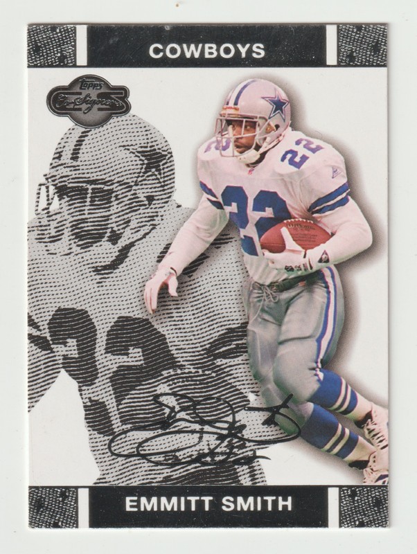 2007 Topps Co-Signers #44 EMMITT SMITH Dallas Cowboys