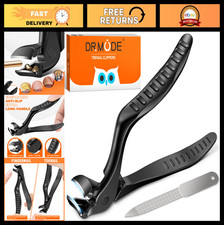 Long Handled Toenail Clippers for Seniors, Angled Head Thick Nail Cutter, Heavy