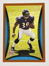 Ray Rice 2008 Bowman Numbered 206/250 RC Rookie Card #186. rookie card picture
