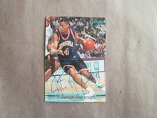 1995 CLASSIC ROOKIES AUTOGRAPH EDITION BASKETBALL CARD JUNIOR BURROUGH CAVALIERS