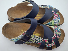 Birkenstock Papillio Pisa Blue Floral strappy sandals - UK 5.5, EUR 39 Narrow