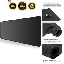 Large Gaming Mouse Pad Desk Mat, Superior Micro-Weave Cloth for Precise Mouse...