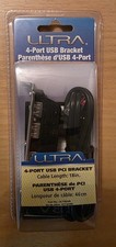 NEW Ultra ULT40299 4-port USB PCI Bracket