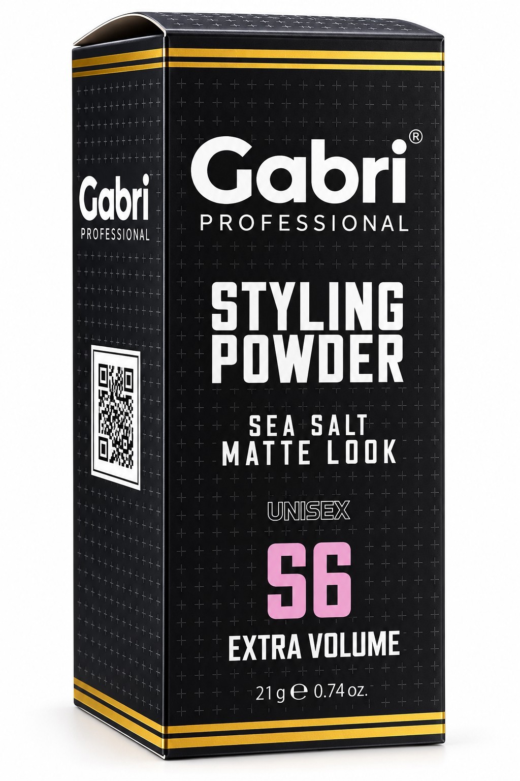 Gabri Professional Hair Styling Powder Sea Salt Matte Look S6 Extra Volume 21g