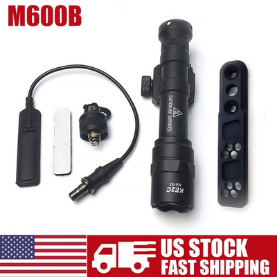 #ad Tactical Picatinny Flashlight M600B with Remote Pressure Switch Mlok Mount US $46.99