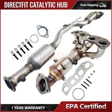 2x Catalytic Converter For 2013-2016 Nissan Altima 2.5l Front Rear 2x Catalytic Converter For 2013-2016 Nissan Altima 2.5l Front Rear