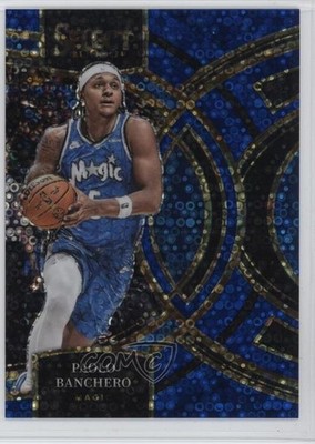 2023 Panini Select Premier Level Blue Disco Prizm 7/25 Paolo Banchero #170 09te