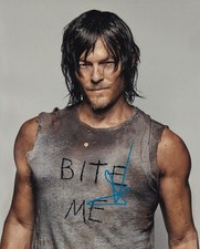NORMAN REEDUS signed autograph 20x25cm THE WALKING DEAD in person autograph COA