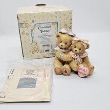New Cherished Teddies Elizabeth Ashley My Beary Best Friend double Figurine