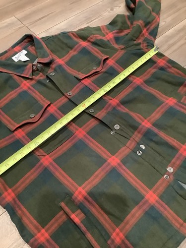 Duluth Trading Plaid Shacket Fleece gefütterte Jacke Hemd 4XL - Bild 5 von 8