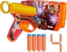 Nerf Marvel Iron Man Dart Blaster 4 Nerf N1 Foam Darts Outdoor Toys New Gift