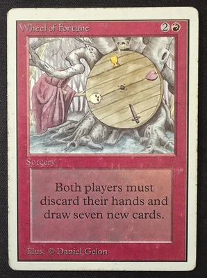 Wheel Of Fortune In Individual Magic: The Gathering Cards for sale