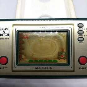 Nintendo GAME and WATCH FIRE Widescreen Boxed with Manual Japan
