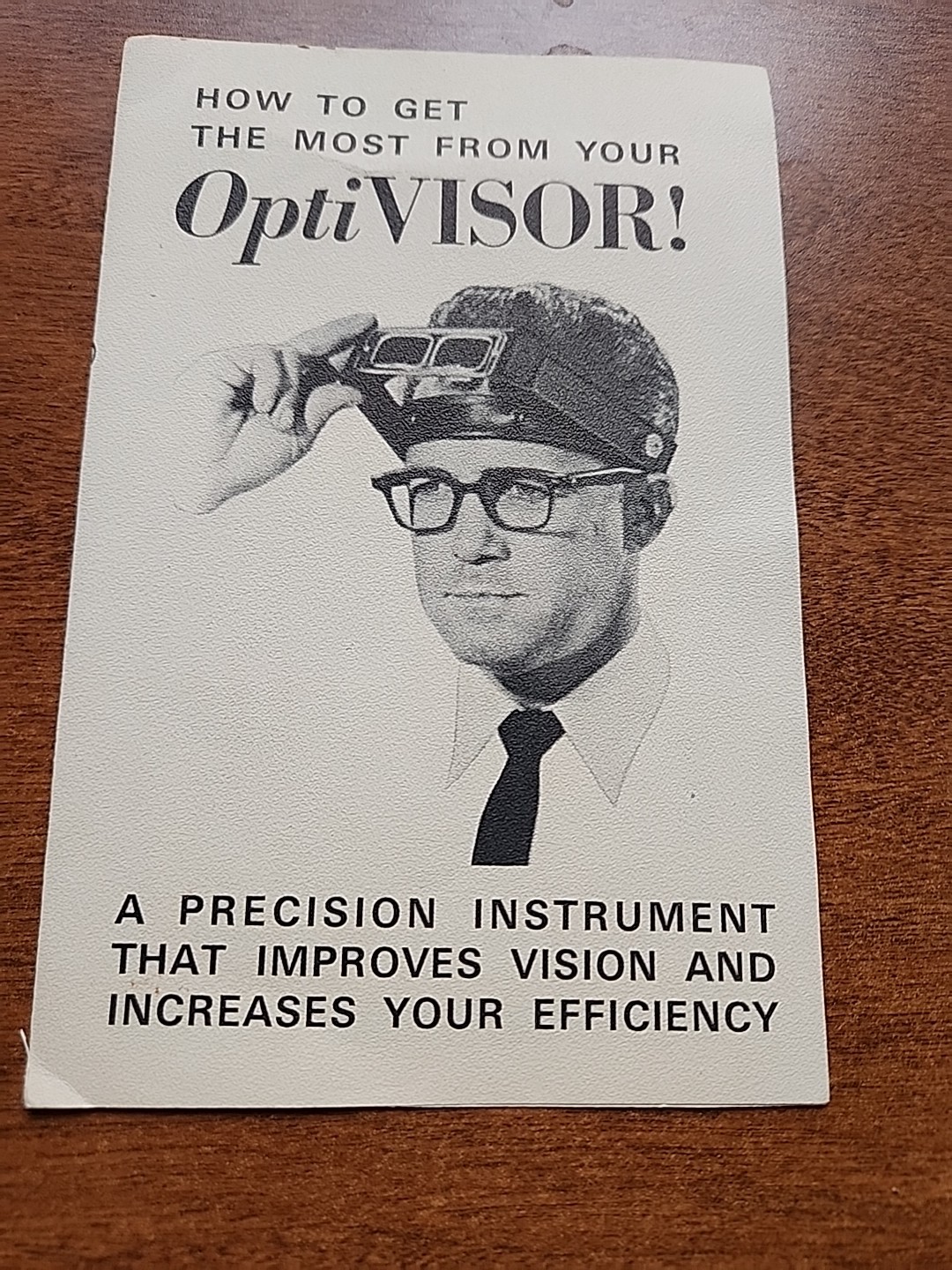1970s Vintage OptiVISOR DA-5 Magnifying Headband with Original Box