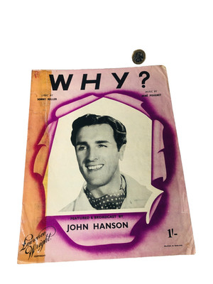 Noten Why John Hanson Papers Vintage ra