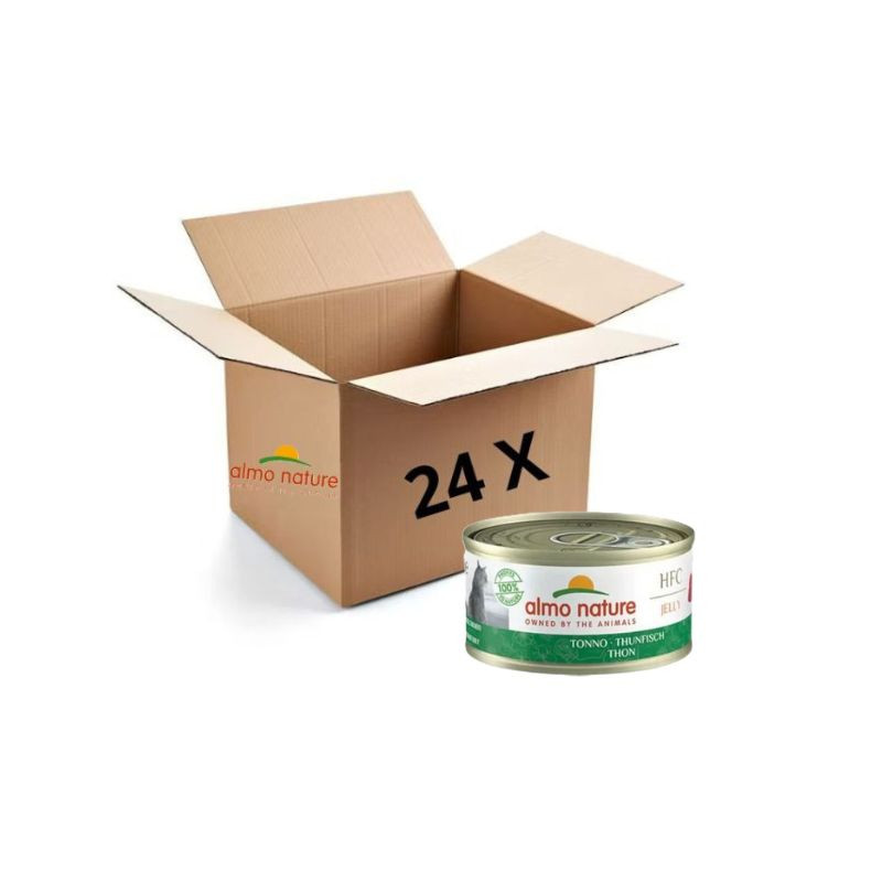 Offerta Almo Nature Gatto HFC Jelly Tonno 70g x 24 Lattine