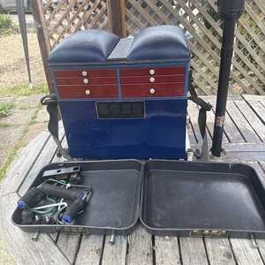 boss fishing seat box for sale Fish Fighter Guide Series Boat with Slide Out Drawer with 4 drawer colors (Black) : Sports & Outdoors This fishing tackle backpack with rod holders is made of tough high Tackle boxes for sale in