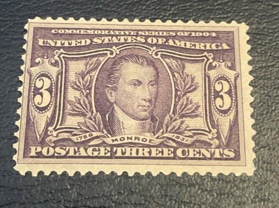 US Scott #325 Mint Hinged Stamp Cat $65