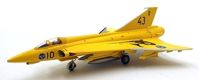 Aviation 72 Maßstab 1:72 AV72-41-009 Saab J35J Draken Swedish AF gelb 43-10