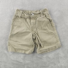 Levi's Cargo Shorts Boys 5 Beige Cotton Twill Utility Pockets Red Tab Casual
