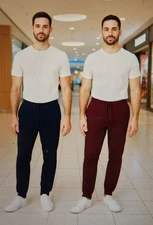 Weatherproof Vintage Men's Jogger 2-pack Color Blue & Red Size Large