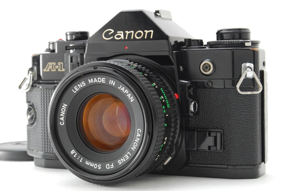【美品•完動品】　Canon A-1 ＋ NFDレンズ　50mm F1.8 Amazon.com: Canon 50MM f1.8 FD Mount Lens for SLR Canon A-1