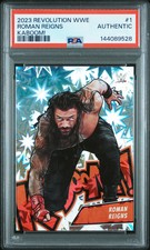 2023 Panini Revolution WWE Kaboom! Roman Reigns #1 PSA A
