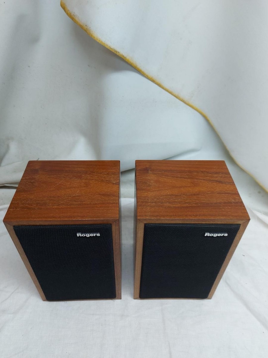 ROGERS LS3/5A 15ohm black label loudspeakers with drake inductors