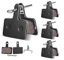 4 Pairs MTB Disc Brake Pads Resin  Semi-Metallic Quiet W/ Install Kit E-Bike