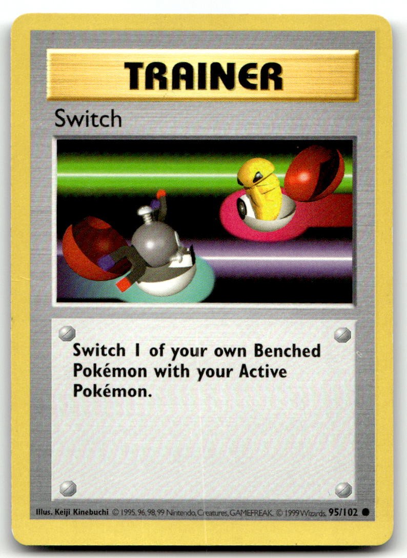 Switch 095/102 Base Set (Shadowless) Common Unlimited LP