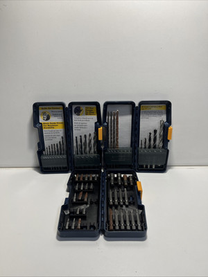Ryobi Drill Bit Set and screwdriver bit. Lot 3