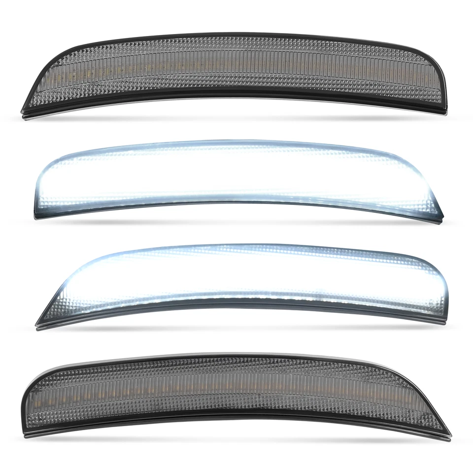 Передние и задние дымчатые светодиодные габаритные огни для Chrysler 300 300C 300S 2015-2023 годов выпуска - Изображение 2 из 4