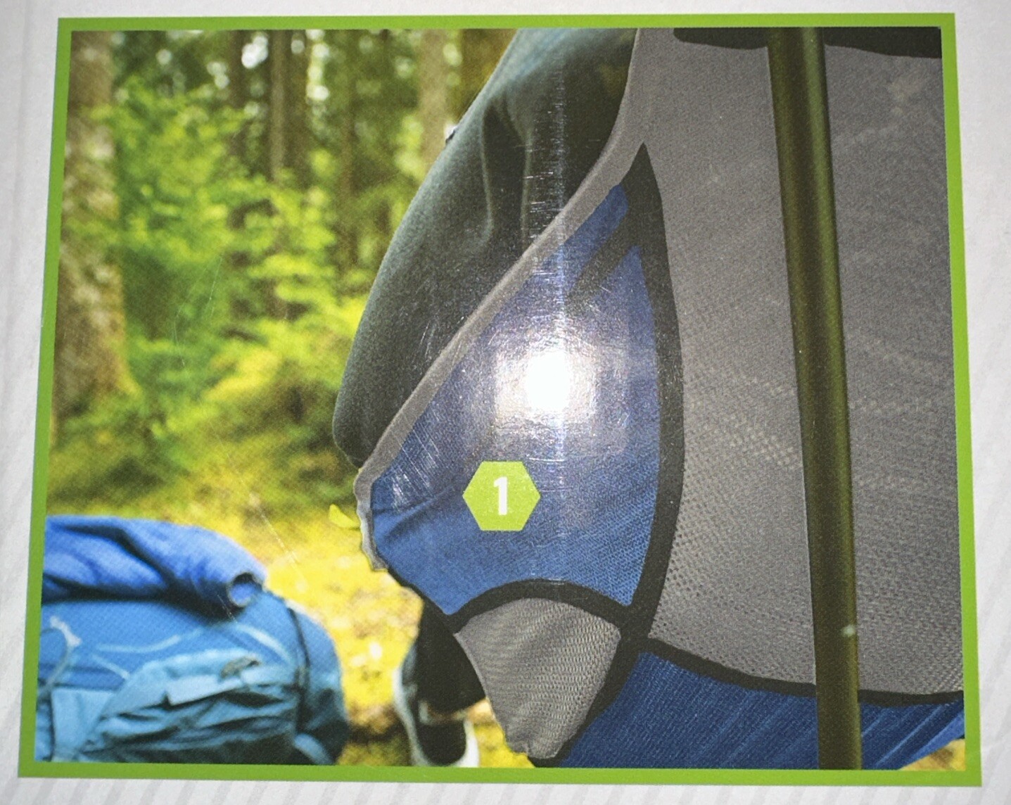Cascade Mountain Tech Ultralight Packable High-Back Chair w Cup 