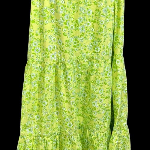 Abito midi Faithfull the Brand Nyree Cremona stampa floreale taglia large babydoll nuovo con etichette - Foto 8 di 13