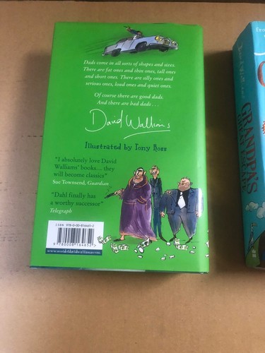 JOB LOT 2 OFF DAVID WALLIAMS HARDBACK BOOKS BAD DAD GRANDPA'S GREAT ESCAPE USED - Foto 3 di 5