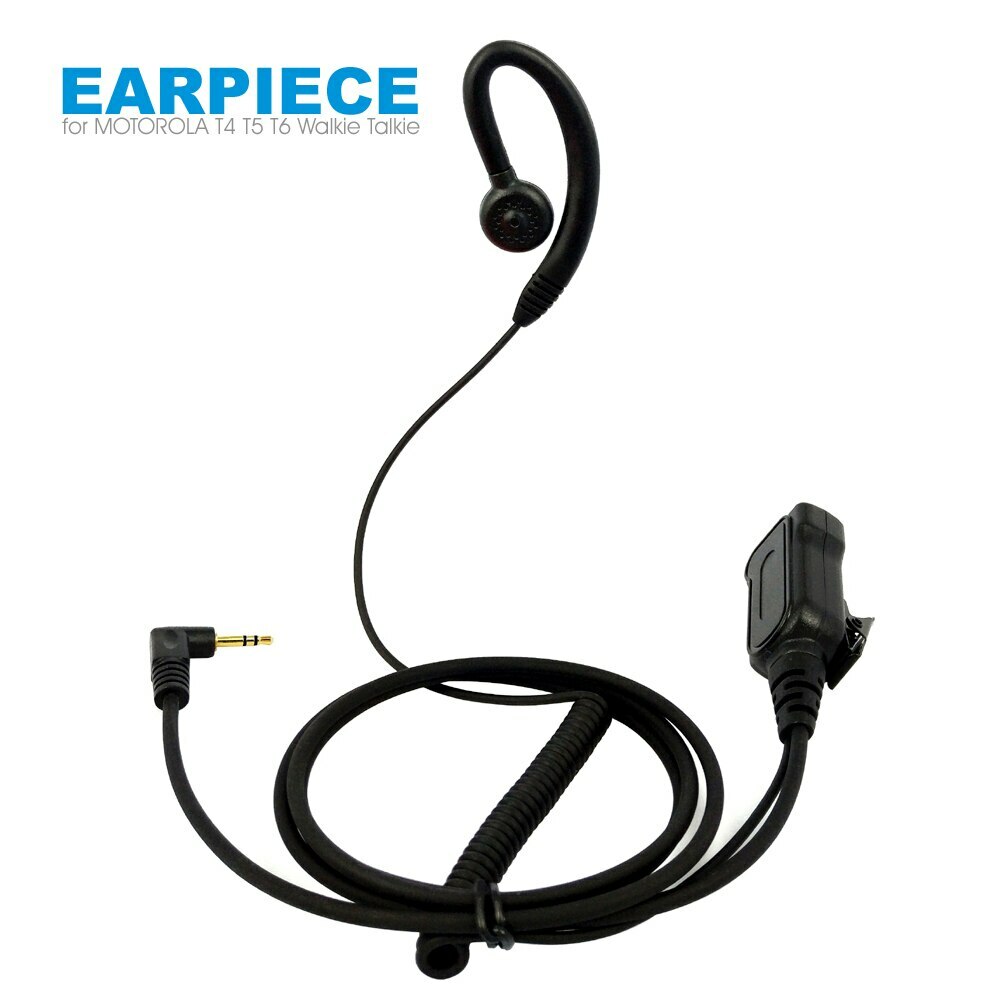 UAYESOK Auriculares de seguridad Walkie Talkie con micrófono para Motorola Talkabout TLKR T61 T62 T80 T81 T82 T92 Cobra de 1 pin (1 unidad
