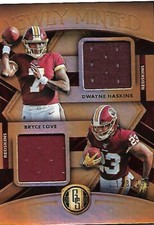 2019 Panini Gold Standard Newly Minted Duals Bryce Love/Dwayne Haskins/199