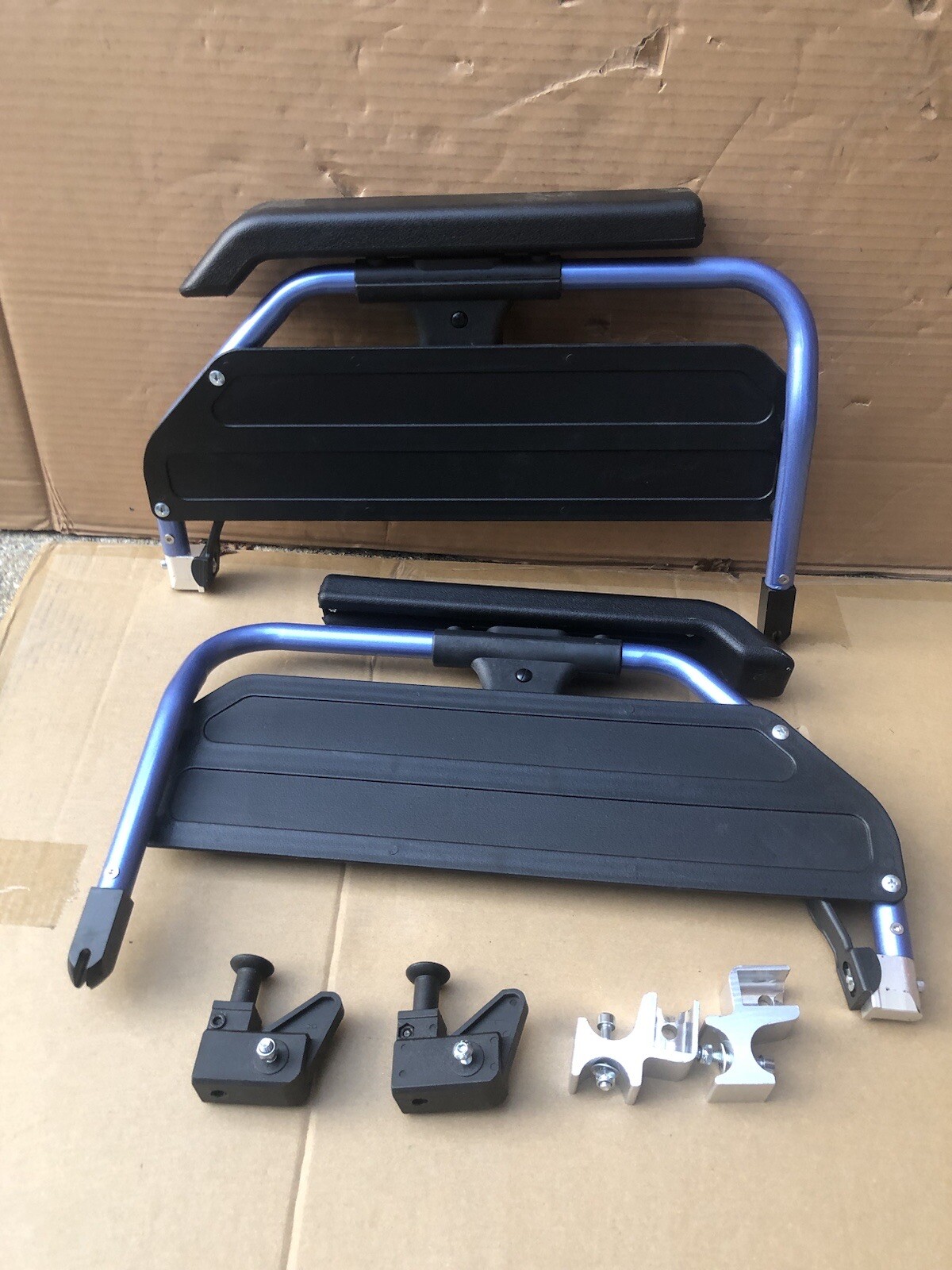 Medwarm Aluminum Multifuctional Manual Wheelchair Flip Back Armrests