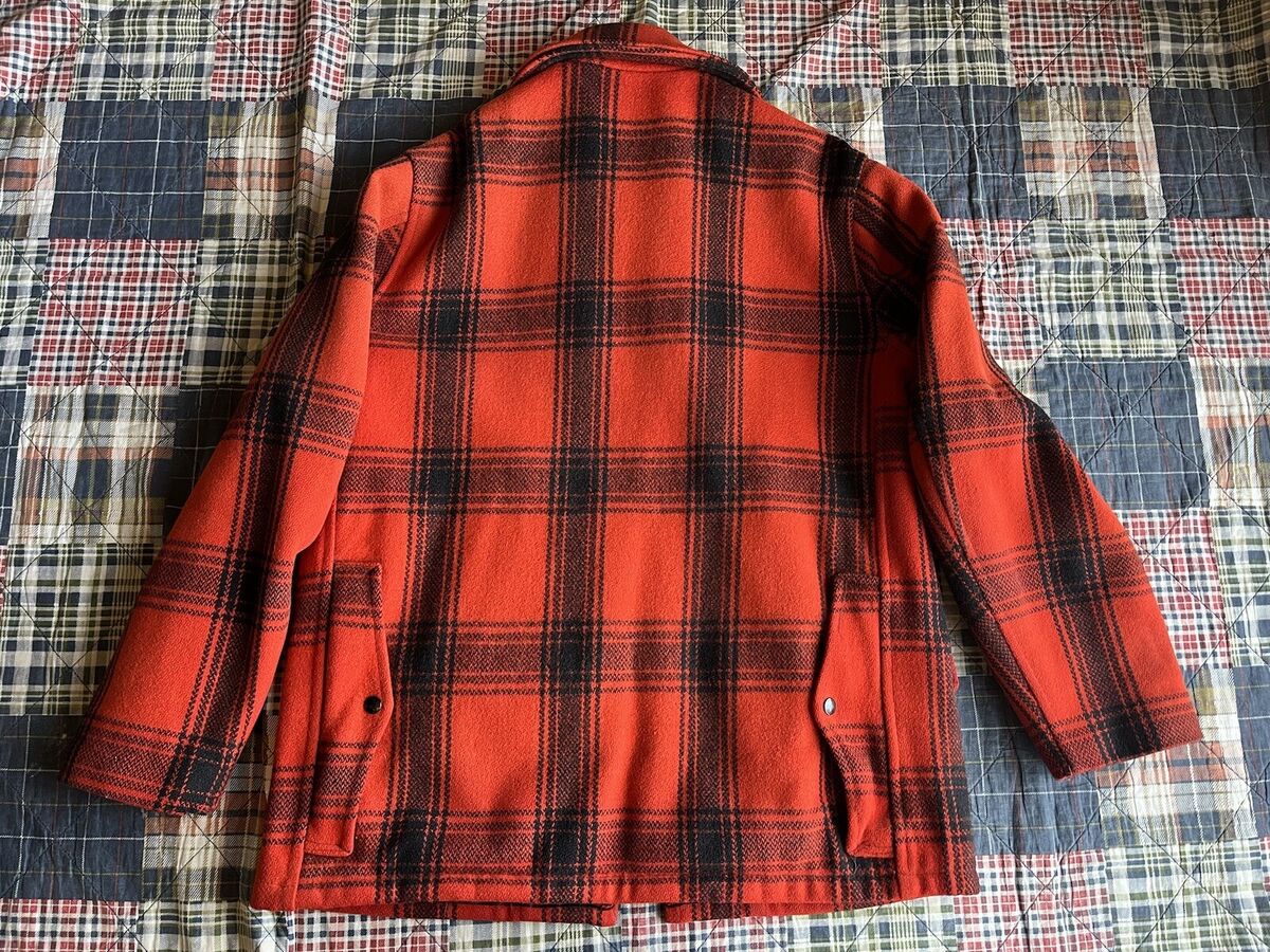 Vintage Wool JC Penney Buffalo Plaid Flannel Hunting Jacket Vintage Wool JC Penney Buffalo Plaid Flannel Hunting Jacket