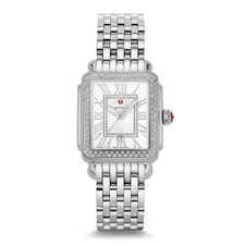 Michele Deco Madison Mid Diamod Silver Diamond Dial Stainless Steel MWW06G000001