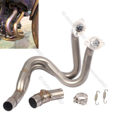 For Kawasaki Z650 Ninja 650 ER6N Versys 650 Scooter Exhaust Header Mid Link Pipe