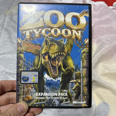 Zoo Tycoon: Dinosaur Digs (PC, 2002) PC-Erweiterungspack - komplett mit Handbuch