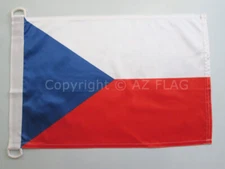 CZECH REPUBLIC NAUTICAL FLAG 18'' x 12'' - CZECH FLAGS 30 x 45 cm - BANNER 12x18