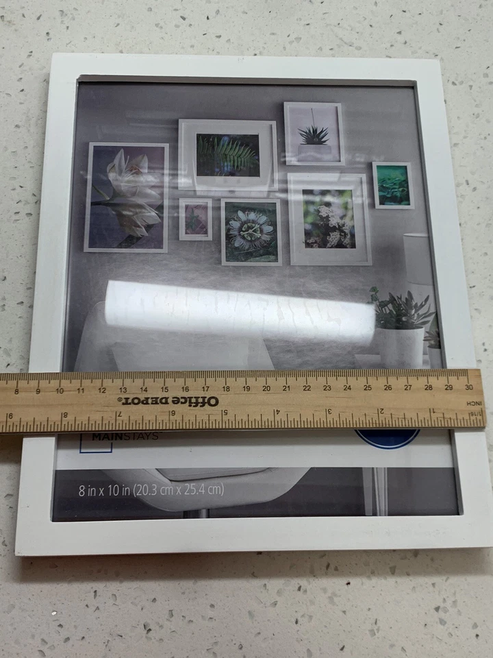 Marco de fotos (8 × 10) blanco clásico pilares Foto 4 de 4