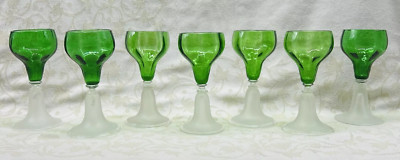 Val Saint Lambert Glas Römer Trompetenfuß Verre Roemer Kristall In Farbe