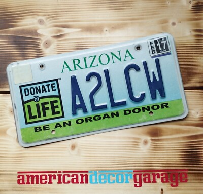 USA Nummernschild/Kennzeichen/license plate*Arizona Organ Donor *