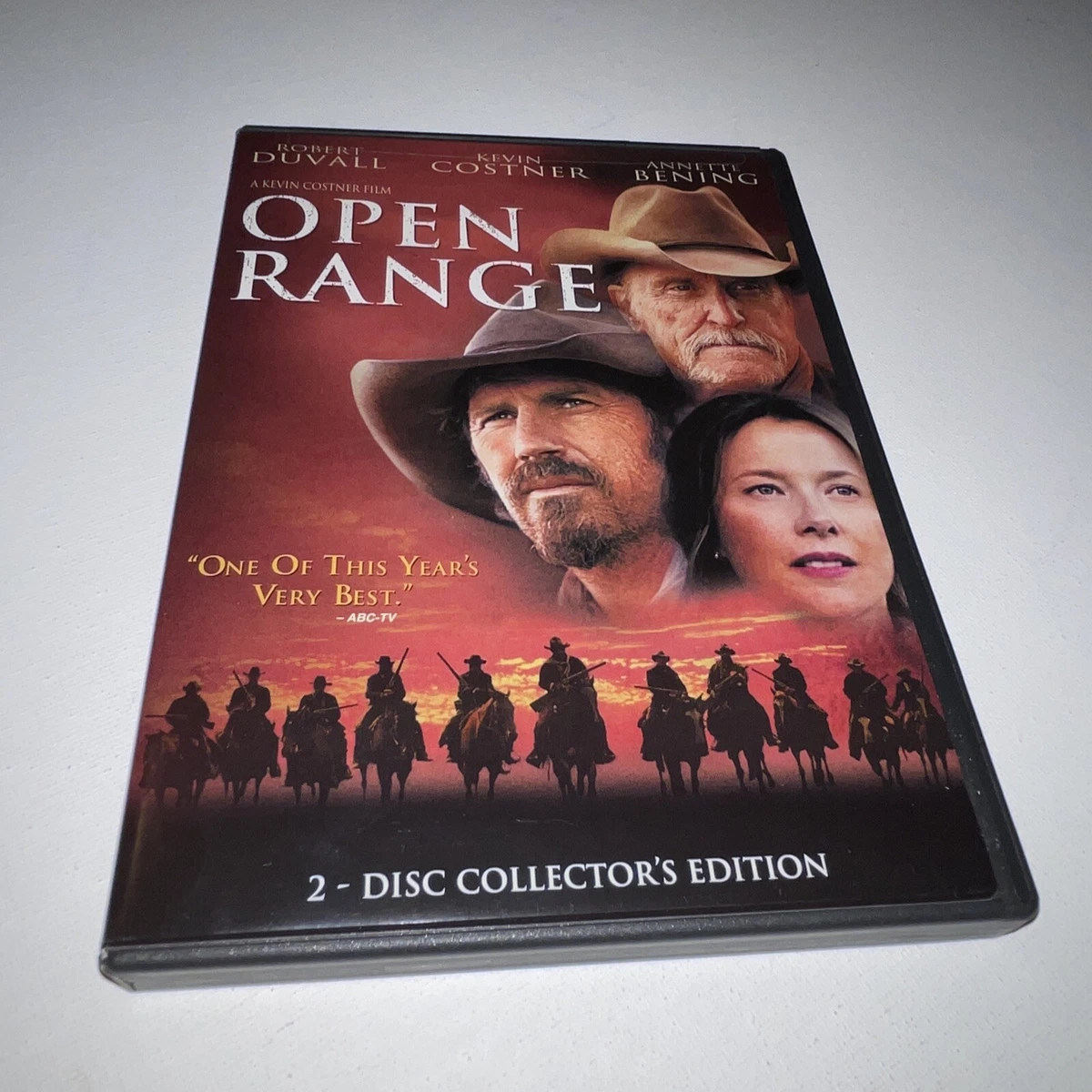 Open Range DVD 2 Disc Collectors Edition Robert Duvall Kevin Costner Bening