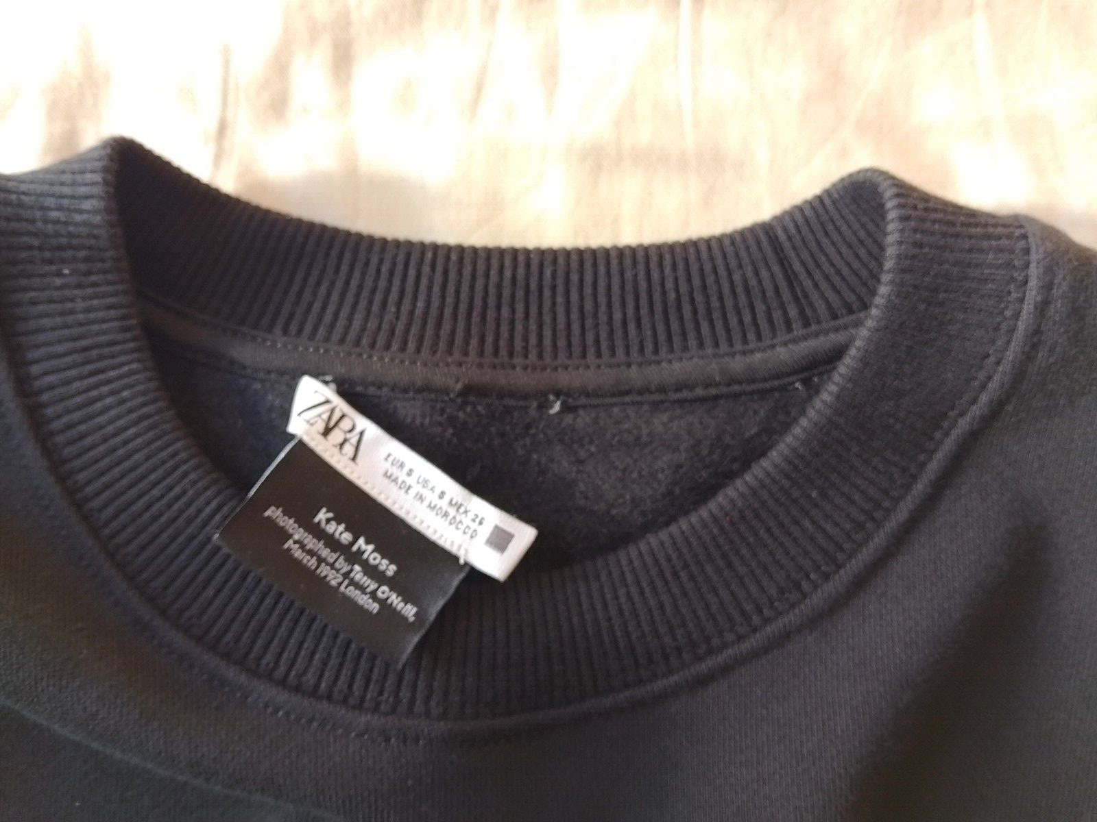 Zara Kate Moss Terry O'Neill '92 Size S* Oversized Sweater Jumper Iconic Blogger image 7